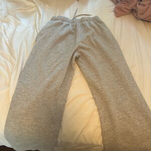 Cozy Flare Gray Sweatpants